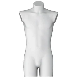 Torso De Plástico Mr 90 Cm, Blanco
