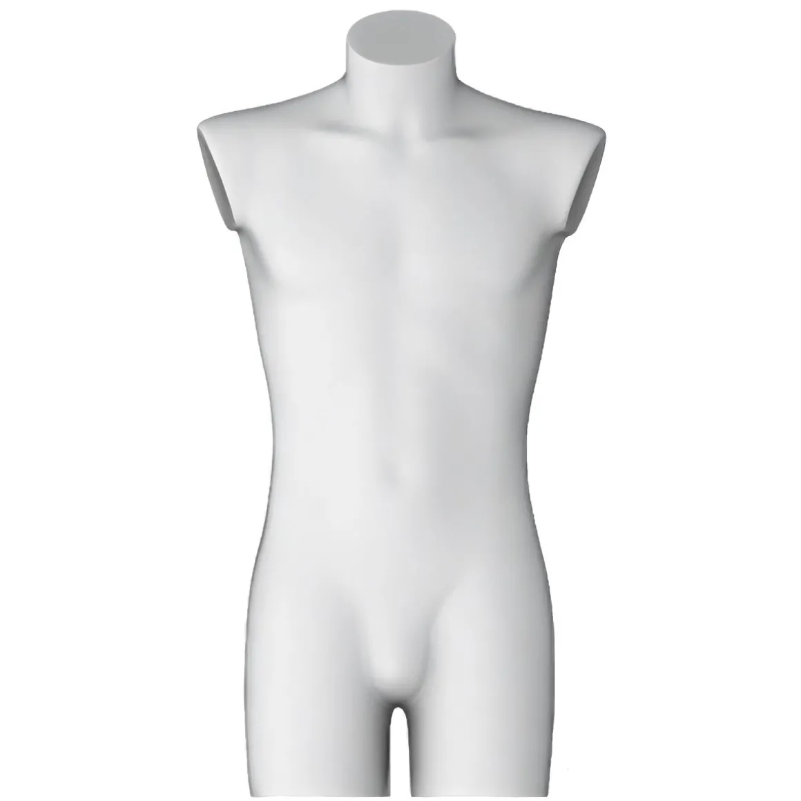 Torso De Plástico Mr 90 Cm, Blanco