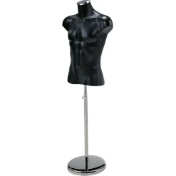 Torso Plástico Mr 70 Cm Negro