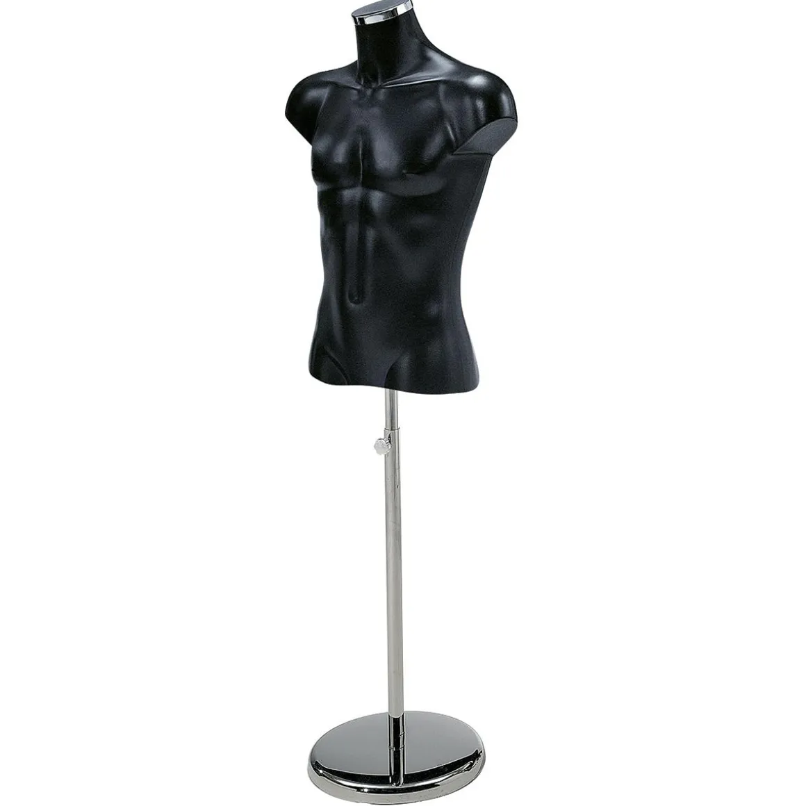 Torso Plástico Mr 70 Cm Negro