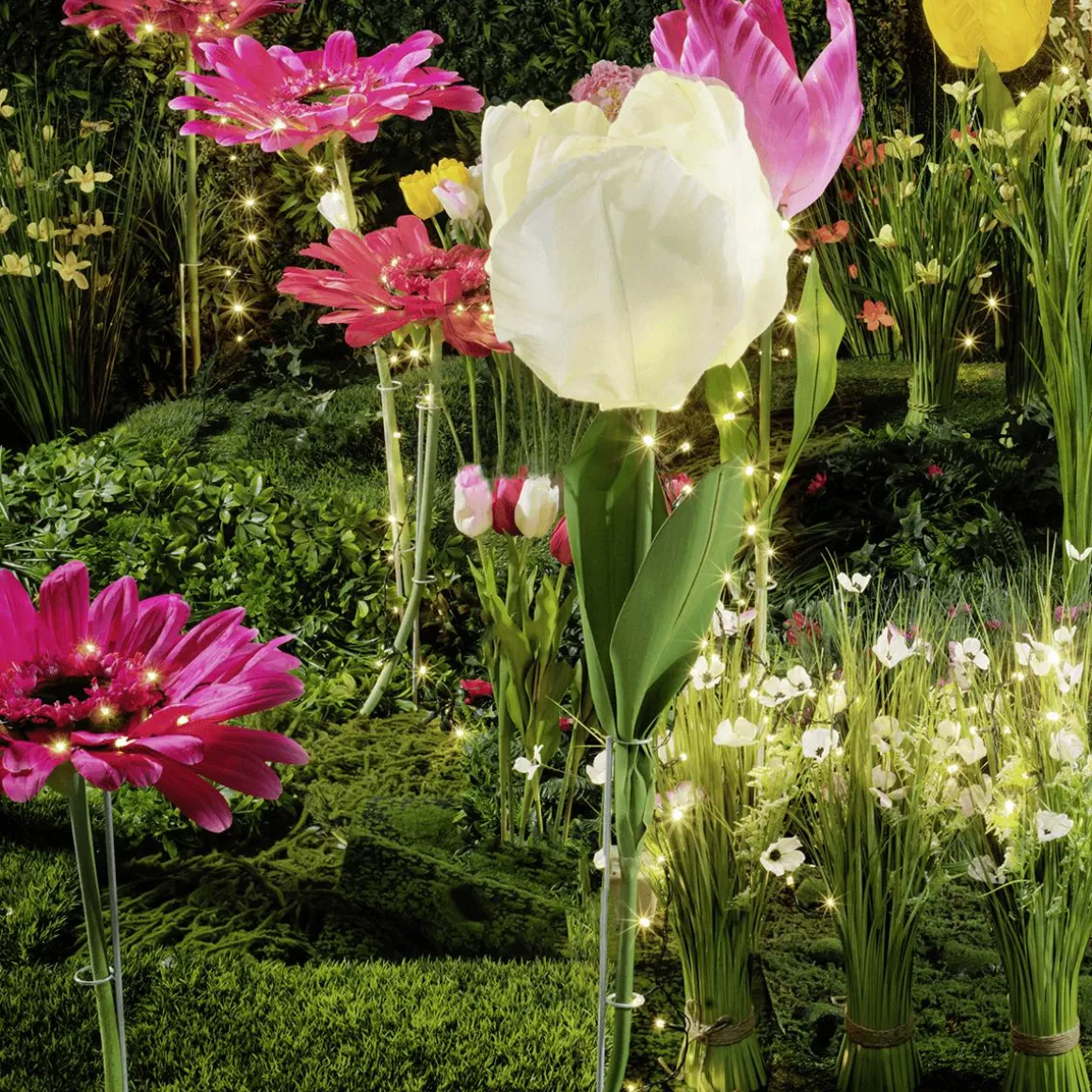 Tulipán Artificial Amarillo, 140 Cm