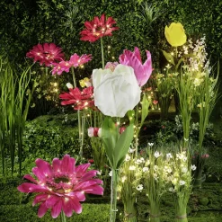 Tulipán Gigante Artificial Blanco, 140 Cm