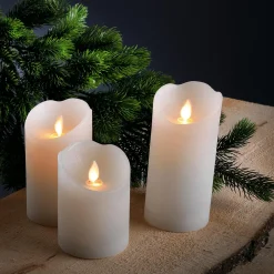 Vela De Cera LED 7,5 X 10 Cm